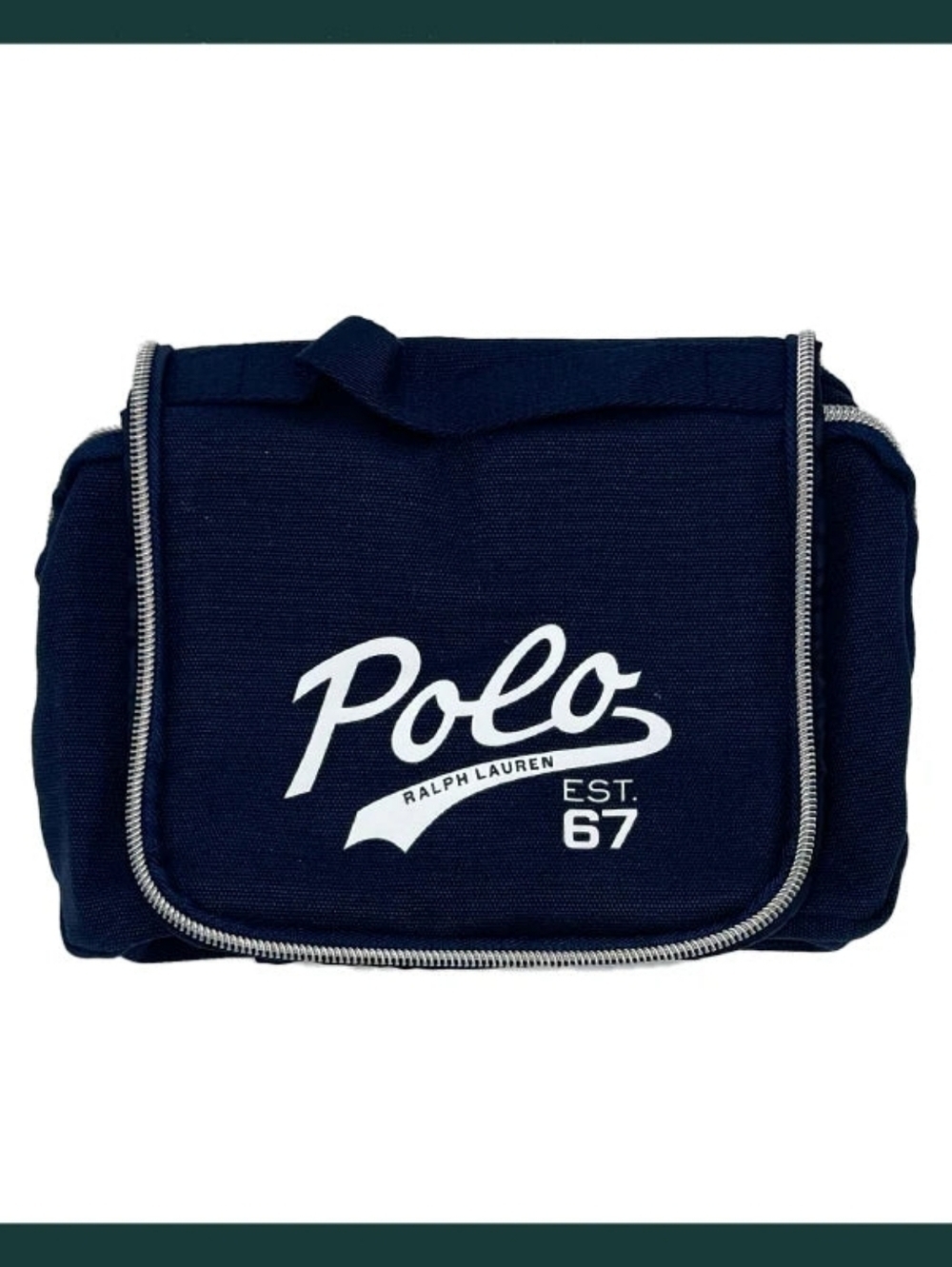 Polo by Ralph Lauren Navy and White Travel Toiletry Kit